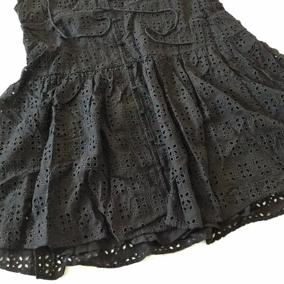 J. Crew Black Eyelet Dress - Picture 2 of 9